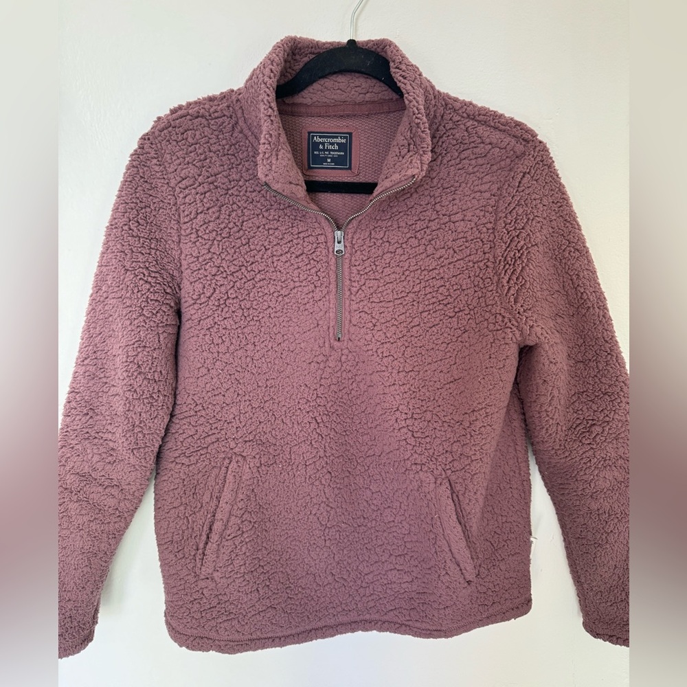 Abercrombie Teddy Quarter Zip